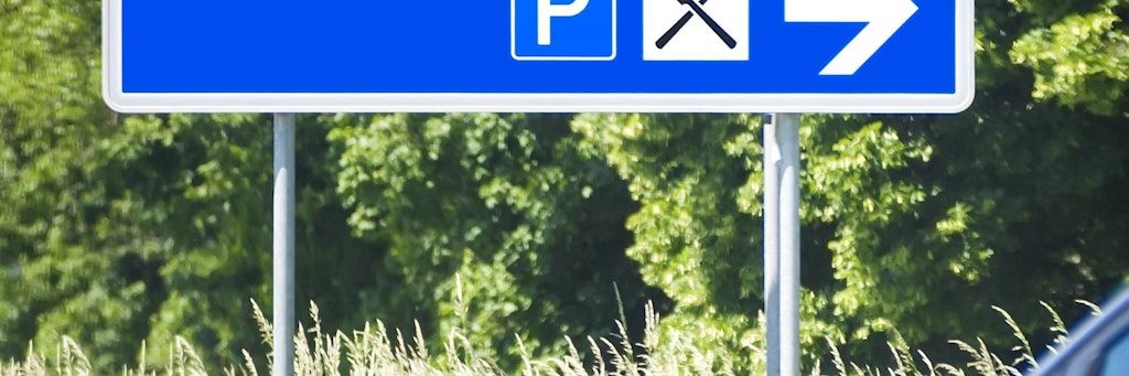 Die toten Hundewelpen wurden auf einem Autobahn-Parkplatz entsorgt.