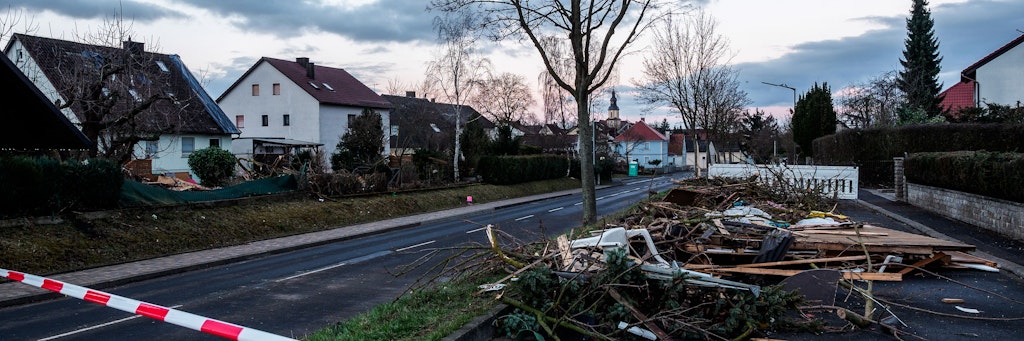 Stürme können erhebliche Schäden verursachen.