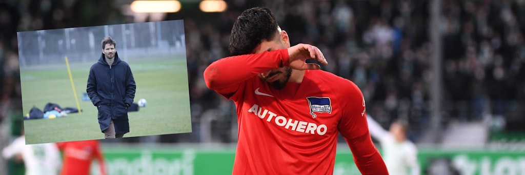 Suat Serdar und Arne Friedrich (l.) hat es bei Hertha BSC erwischt. Der Mittelfeldmann und der Sportdirektor infizierten sich mit Corona.