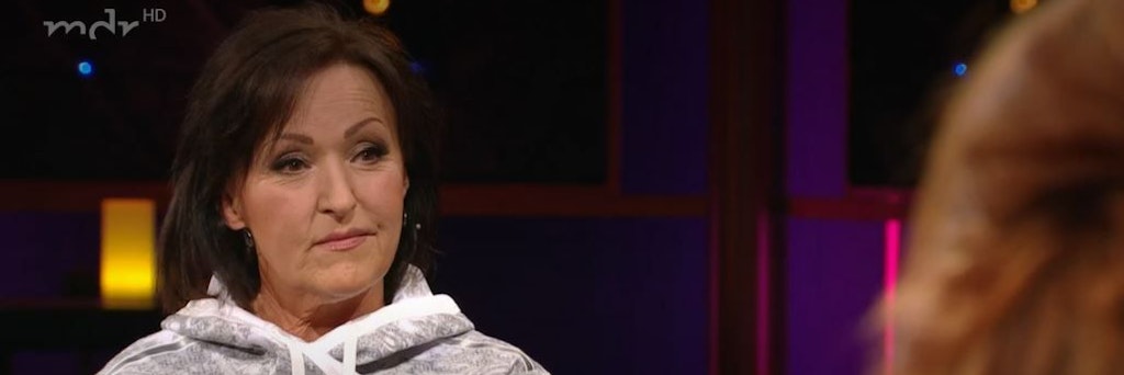 Ute Freudenberg in der MDR-Talkshow Riverboat.