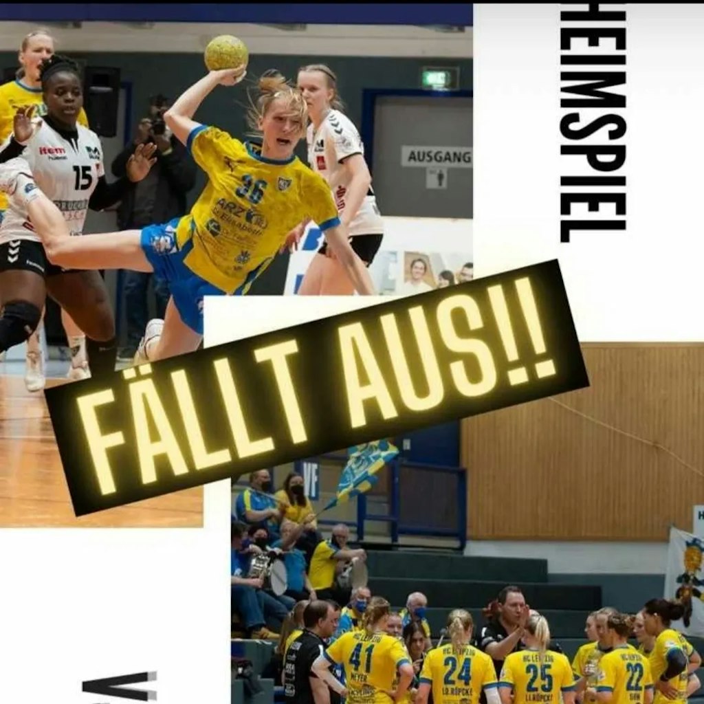 So verkündete der HC Leipzig auf seiner Homepage den Spielausfall.