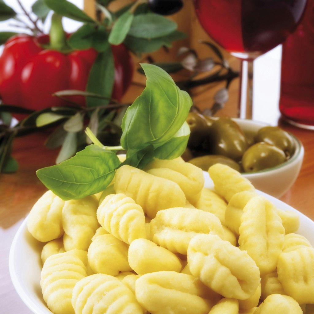 Gnocchi in einer Schale.