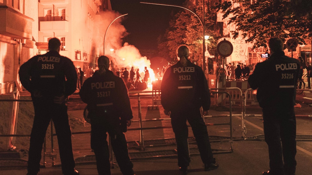 Immer wieder fanden in der Rigaer Straße Demonstrationen statt, die in Krawalle ausarteten.