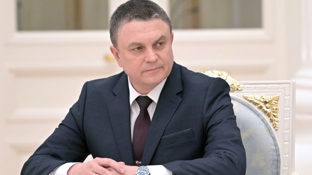 Leonid Passetschnik ist Anführer der „Volksrepublik“ Luhansk.