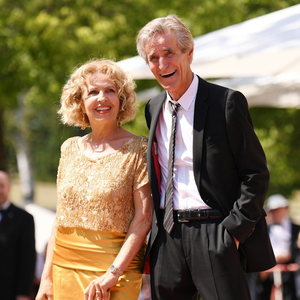 Schauspielerin Michaela May und ihr Ehemann Bernd Schadewald.