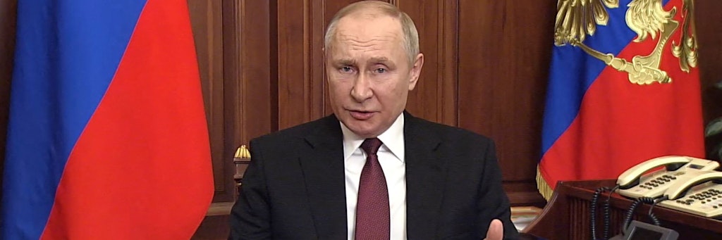 Kremlchef Wladimir Putin drohte dem Westen schwere Konsequenzen an, sollte er sich in den Ukraine-Konflikt einmischen.