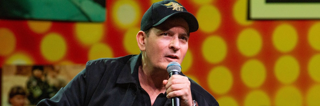 Charlie Sheen bei einem Auftritt 2020