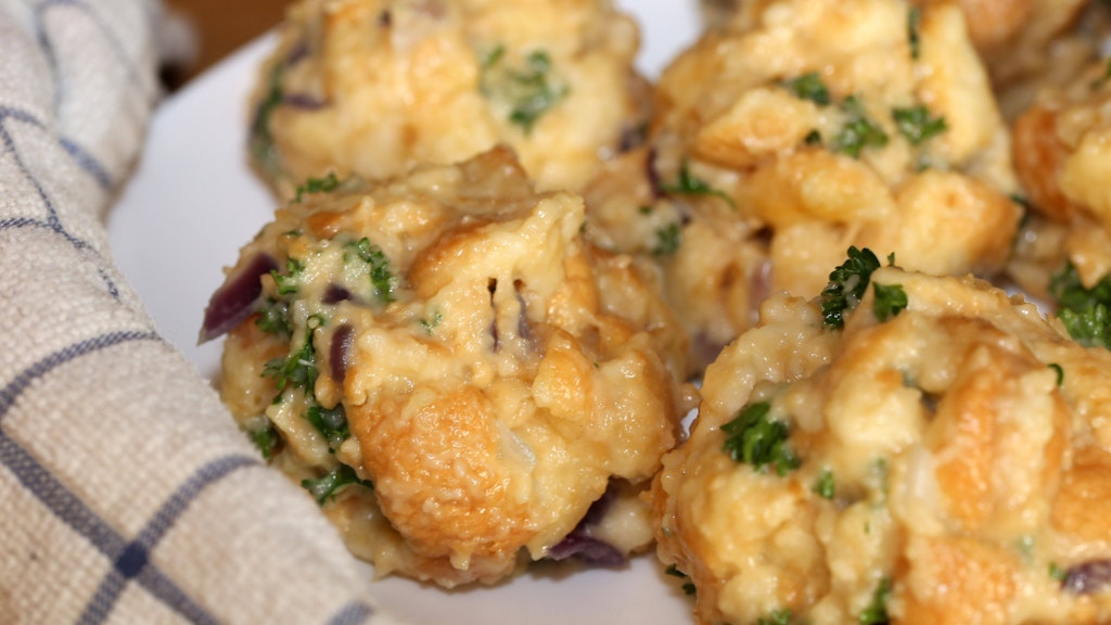 Selbst gemachte Semmelknödel