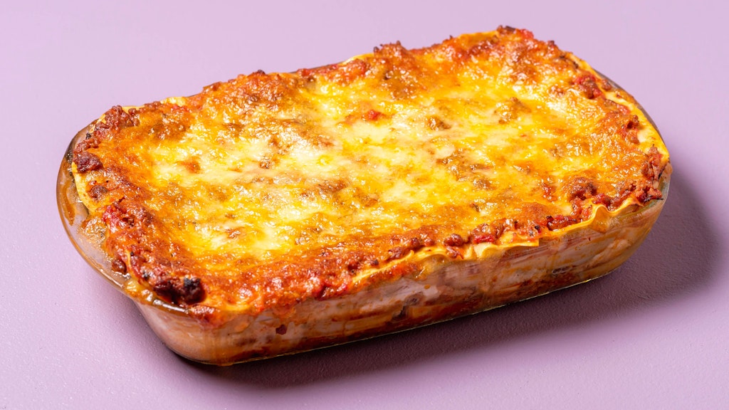 Der Auflauf mit alten Brötchen