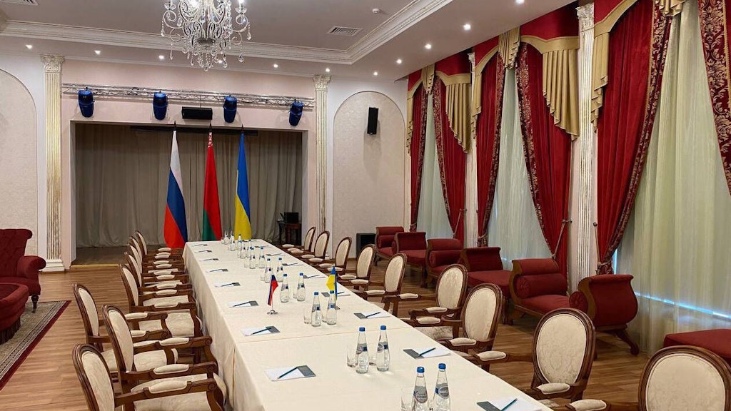 Der Ort der bevorstehenden russisch-ukrainischen Gespräche.