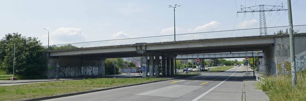 An diesem Wochenende wird die marode Wuhletalbrücke in Marzahn abgerissen.