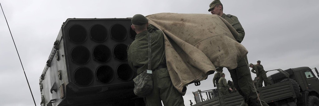 Das Bild von 2014 zeigt einen der Raketenwerfer.