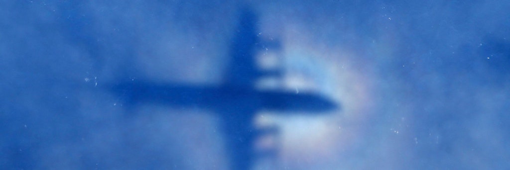 Eine Maschine der Royal New Zealand Air Force P3 Orion sucht nach der vermissten Maschine des Flugs MH370 der Malaysia Airlines.