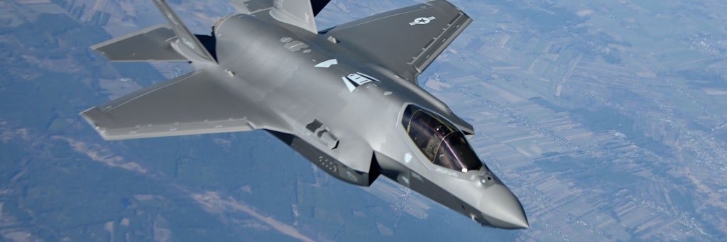 Ein F-35-Kampfflieger der U.S. Air Force.