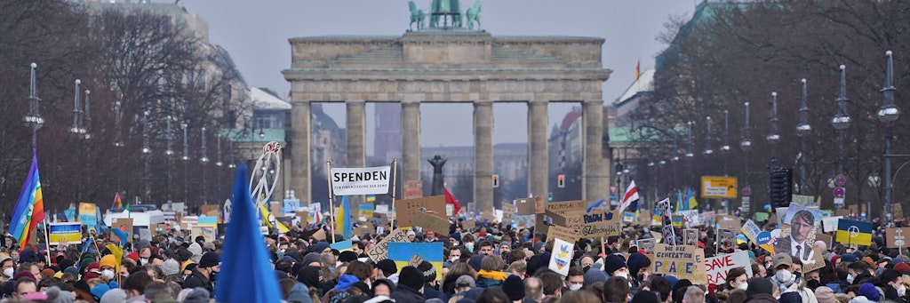 Ende Februar gab es in Berlin bereits eine Großdemonstration gegen den Krieg in der Ukraine.