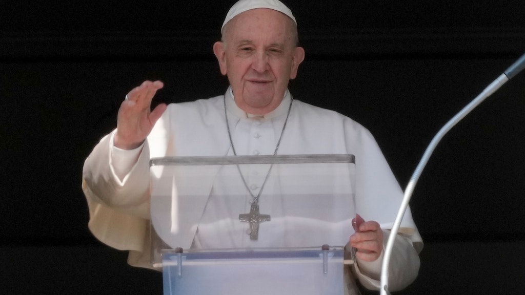 Papst Franziskus fordert ein Kriegsende in der Ukraine.