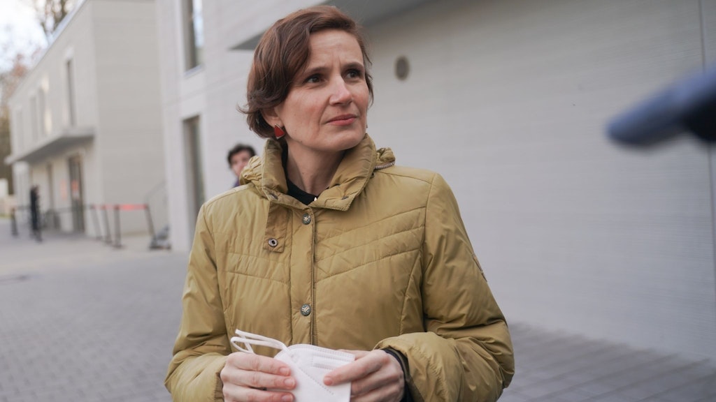 Berlins Sozialsenatorin Katja Kipping (Linke) bittet den Bund um Hilfe.