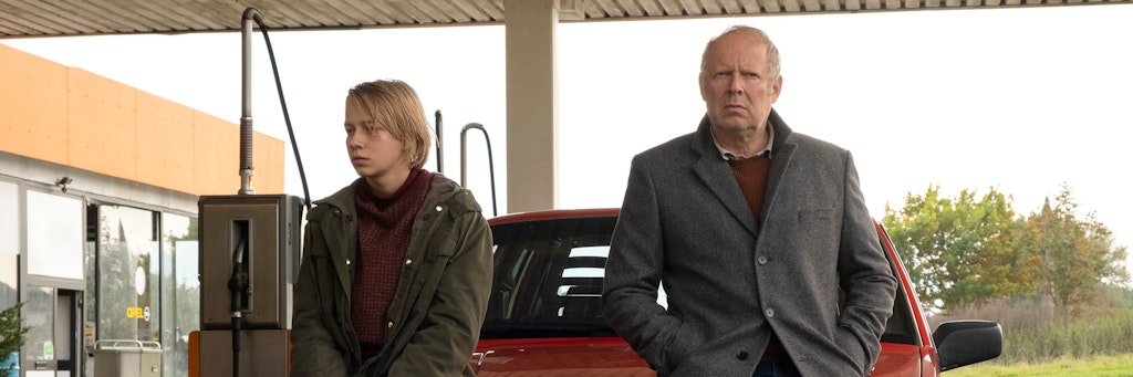 Axel Milberg und sein Sohn August als „Tatort“-Ermittler Klaus Borowski und sein jüngeres Ich.