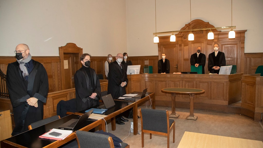 In diesem Gerichtsaal wurde gegen Mert E. (28) und Bilal Ö. (34) verhandelt.
