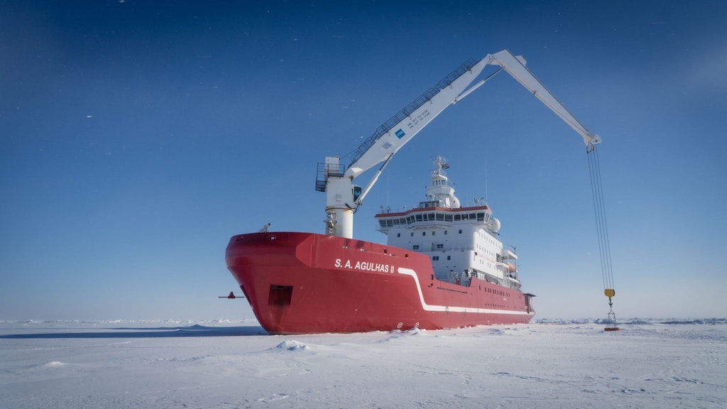 Das südafrikanische Forschungsschiff „S.A. Agulhas II“ hat im Weddellmeer nach der «Endurance» gesucht.