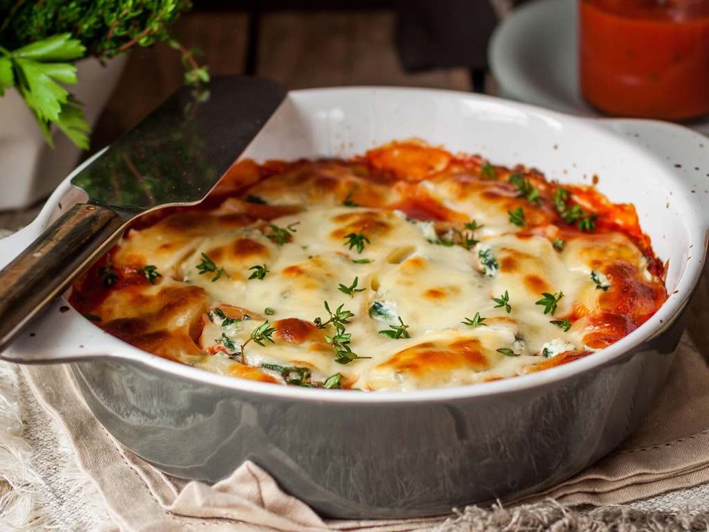 Köstlich: Lasagne mit Rosenkohl