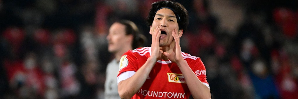 Unions Genki Haraguchi kann es nicht fassen, jetzt hat auch er sich mit Corona infiziert.