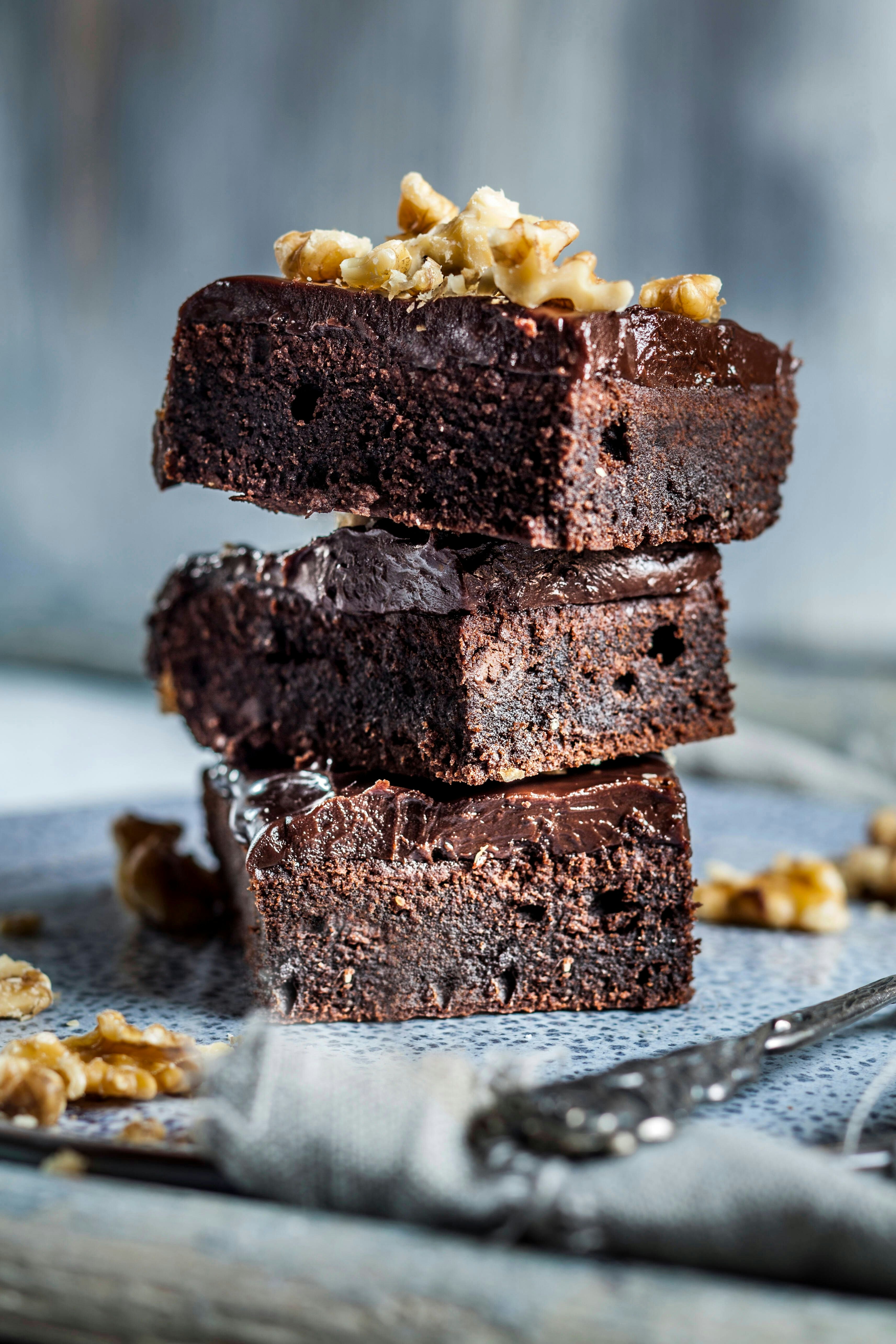 Rezept für köstliche Brownies: Für diese schokoladigen Kuchen-Stückchen ...