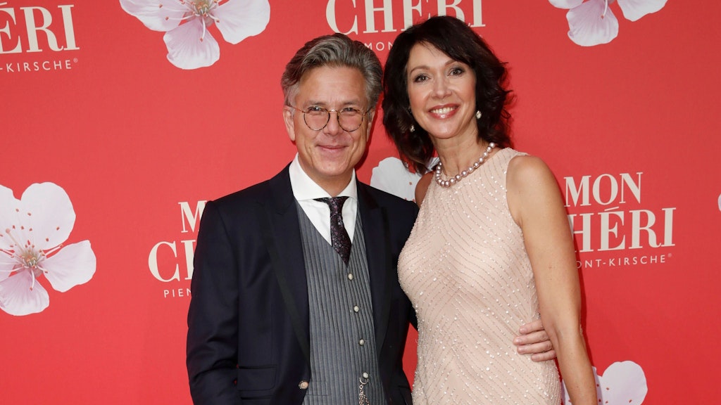 Silvia Laubenbacher im Jahr 2018 mit ihrem Ehemann Percy Hoven.