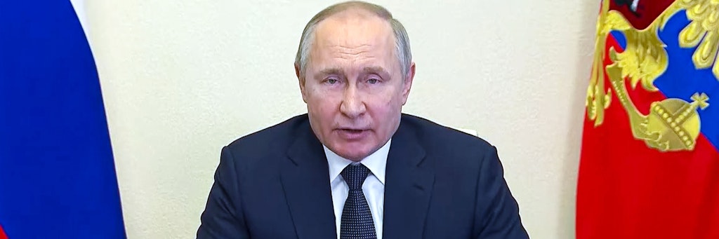 In einer verstörenden Rede kündigte Putin an, Russland werde „Verräter wie Fliegen ausspucken“.