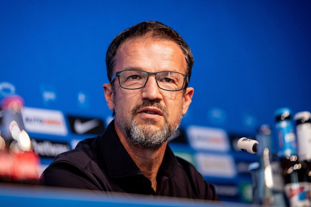 Herthas Manager Fredi Bobic kann sich auch ein kleineres Hertha-Stadion vorstellen.