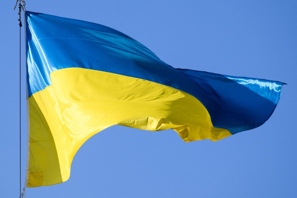 Fahne der Ukraine. (Symbolbild)