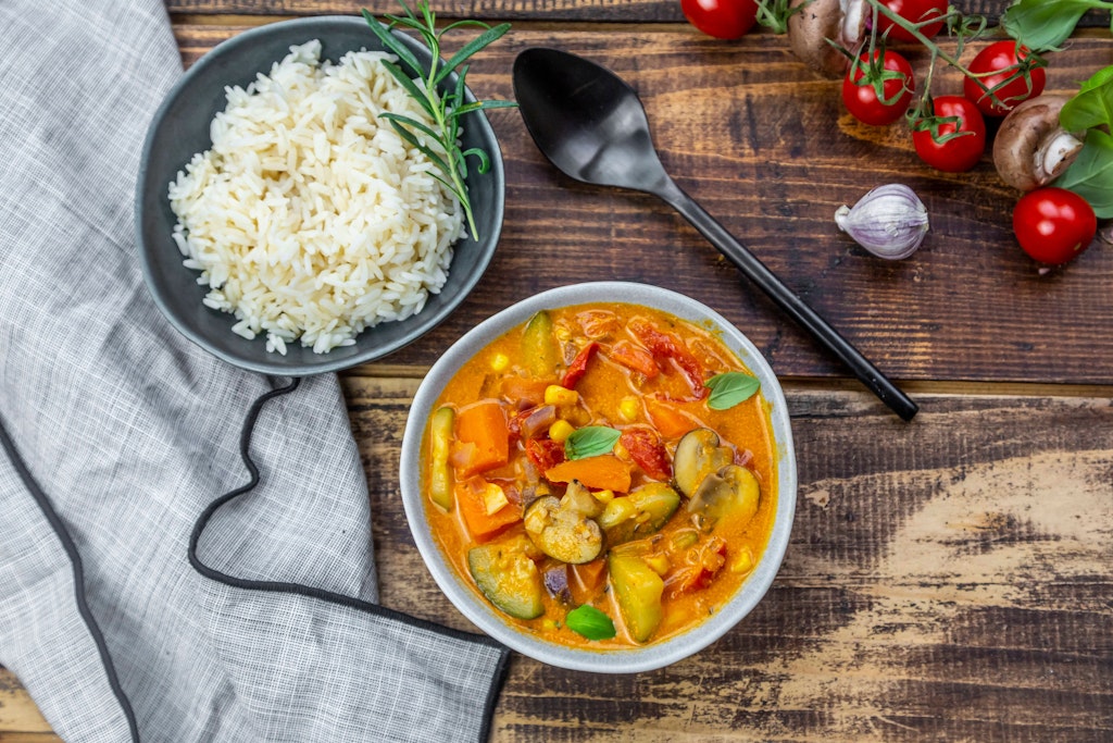 Es geht doch nichts über ein leckeres Thaicurry. Wie das schon duftet!