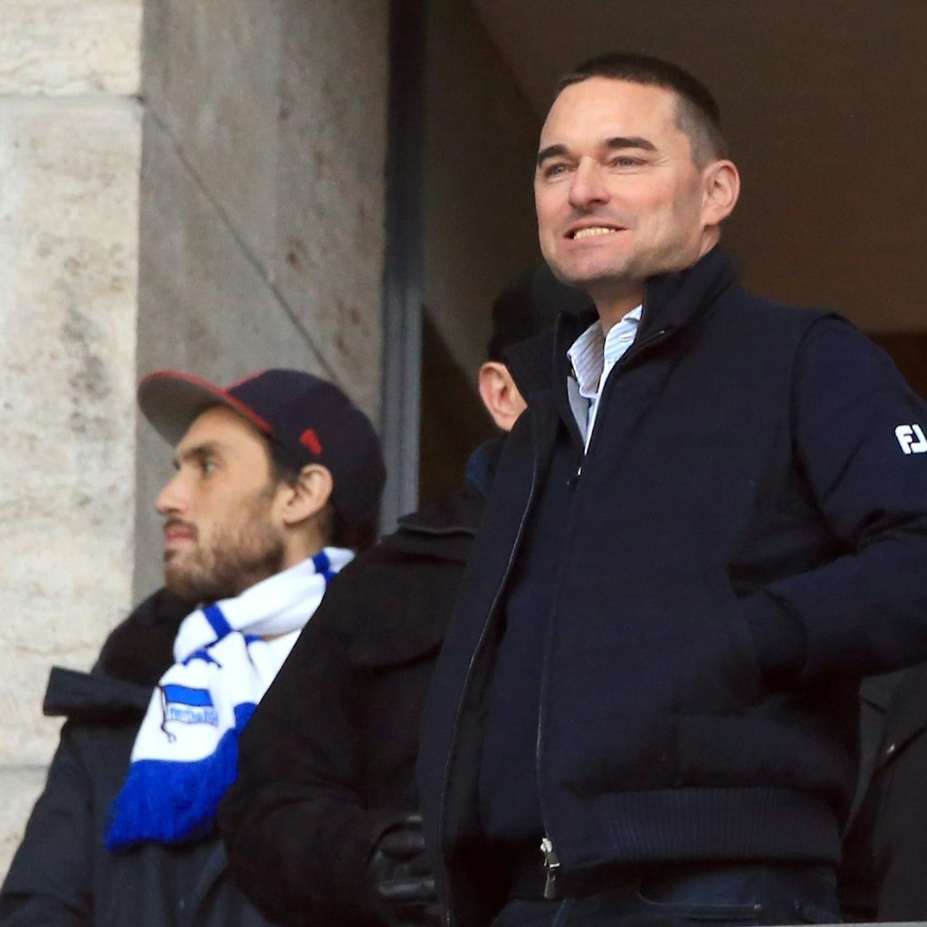 Lars Windhorst im Olympiastadion. Schöne Hertha-Spiele hat er selten gesehen.
