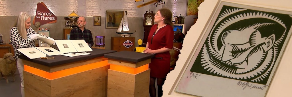 Mehrere solcher Bilder kamen bei Bares für Rares unter den Hammer - sie sollte eigentlich im Altpapier landen!