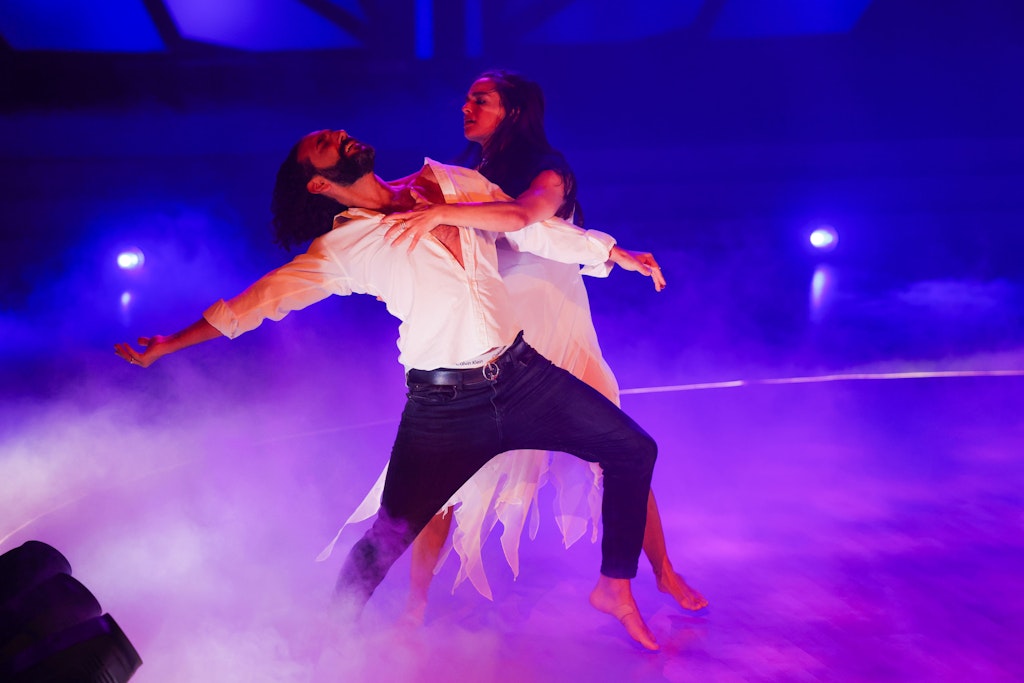 Amira Pocher mit ihrem Tanzparner Massimo Sinató bei „Let’s Dance“