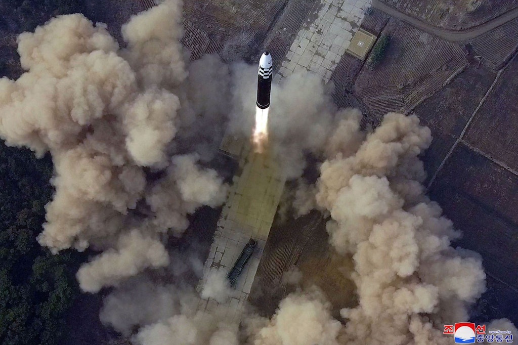 Die neuartige Interkontinentalrakete soll beim Test gut 1000 Kilometer weit geflogen sein.