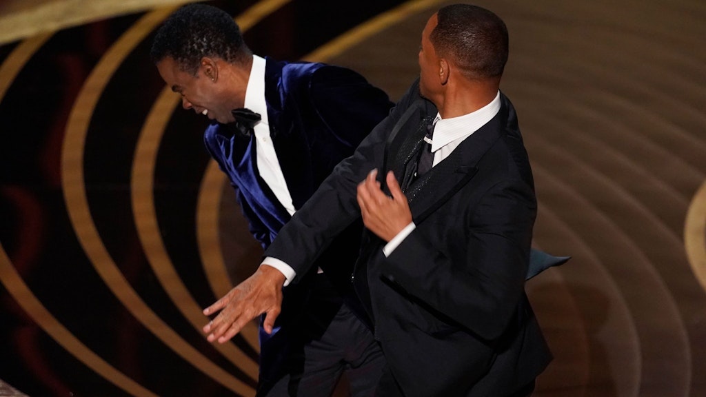 Mach keine Witze über meine Frau! Will Smith watschte Chris Rock buchstäblich ab.