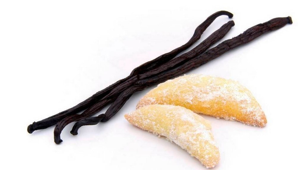 Wirklich lecker werden die Kipferl nur mit einer Vanilleschote.