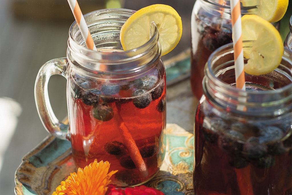 Erfrischend blaubeerig! Blaubeer Collins sind super lecker und auch noch was fürs Auge.