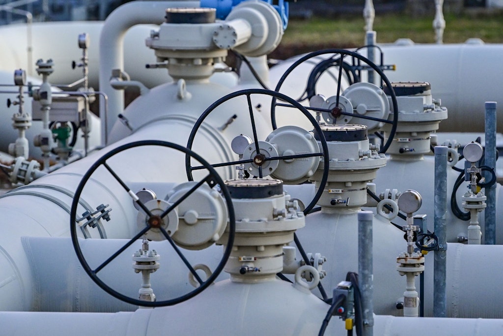 Die Erdgas-Verdichterstation Mallnow an der deutsch-polnischen Grenze: Noch fließt das Gas aus Russland.