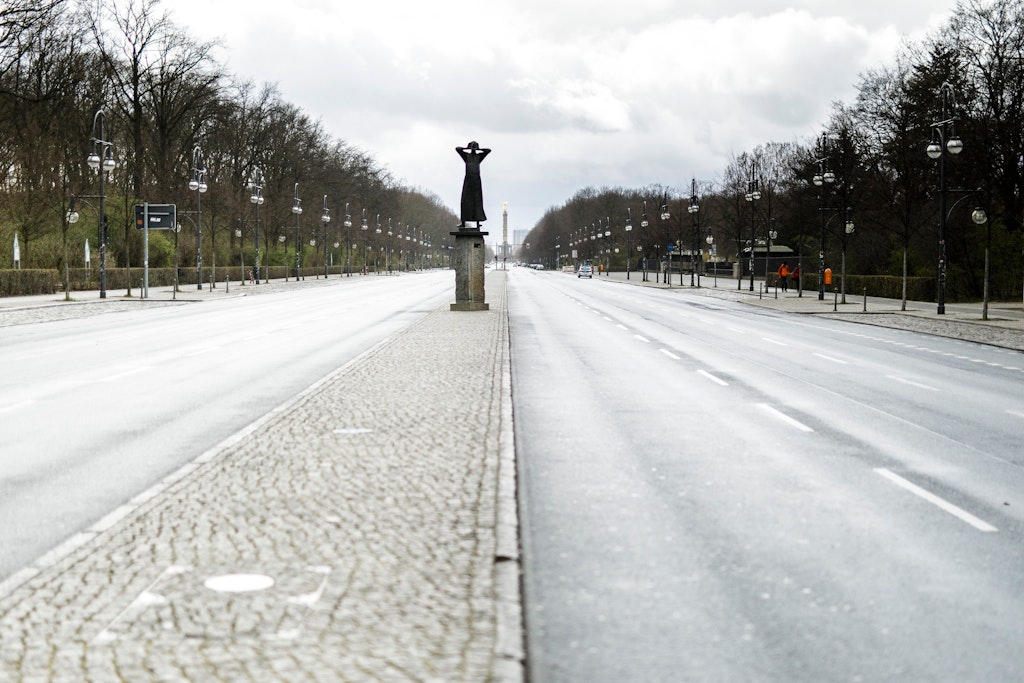 Autofreie Straße des 17. Juni. Die Grünen wünschen sich das einmal pro Monat.