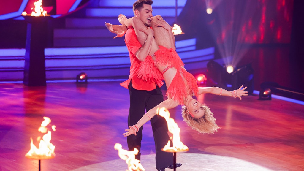 „Let’s Dance“: Janin Ullmann und ihr Tanzpartner Zsolt Sándor Cseke bekommen immer ziemlich gute Jury-Noten.