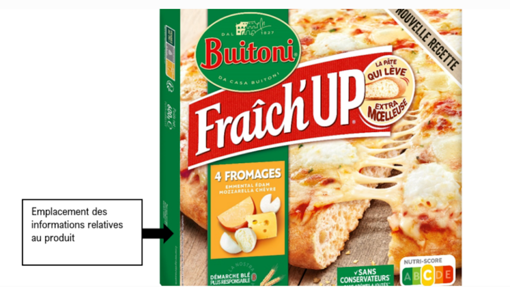 Eine der zurückgerufenen Pizzen von Buitoni.