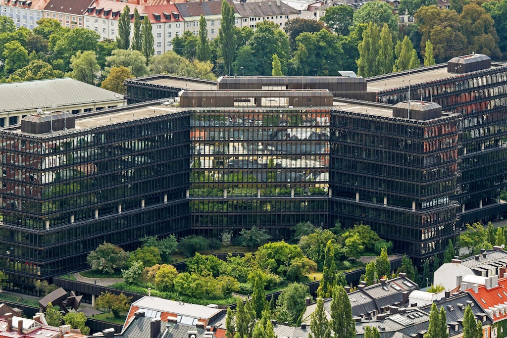 Das Europäische Patentamt in München.