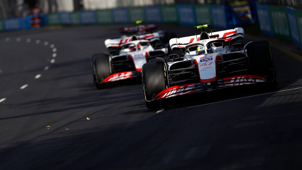 Immerhin: Mick Schumacher ließ in Australien Haas-Teamkollege Kevin Magnussen hinter sich.