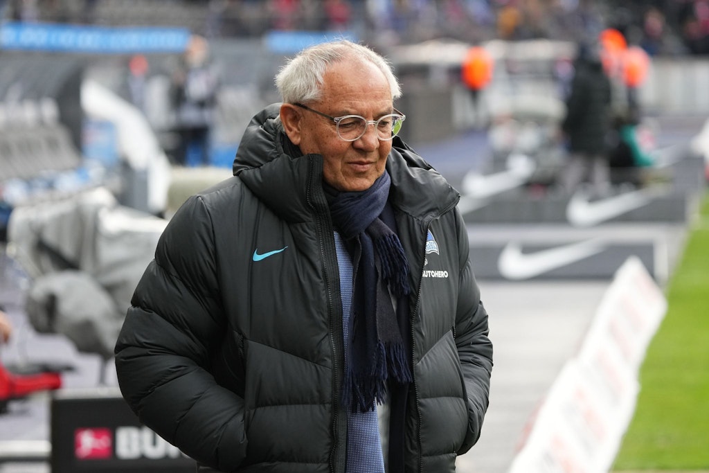 Soll Hertha BSC retten, griff aber im Derby gegen Union sowohl bei der Taktik als auch beim Personal daneben: Felix Magath (68).