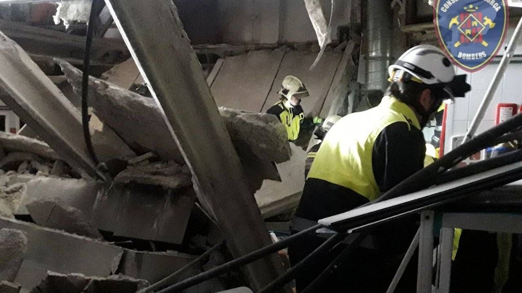 Für die Feuerwehr war es schwierig, die beiden Hotelangestellten zu befreien.