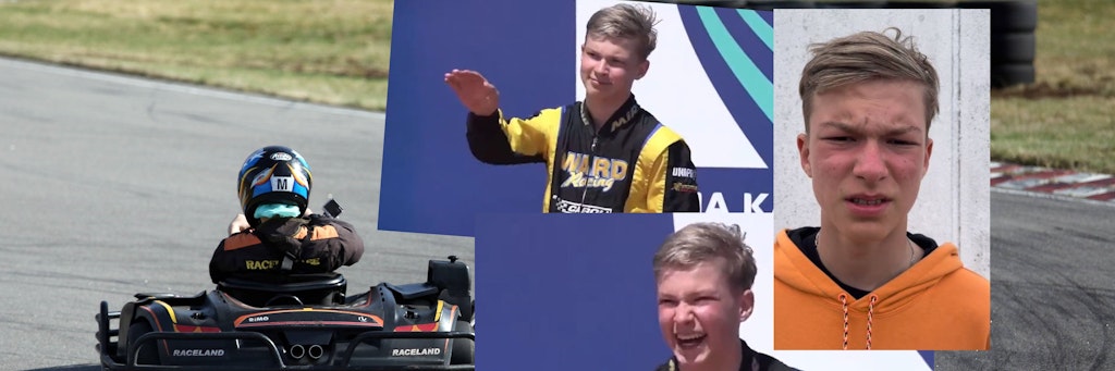 Der russische Nachwuchs-Kartfahrer Artjom Sewerjuchin zeigte auf dem Podium den Hitlergruß, lachte lauthals und entschuldigte sich später unter Tränen.