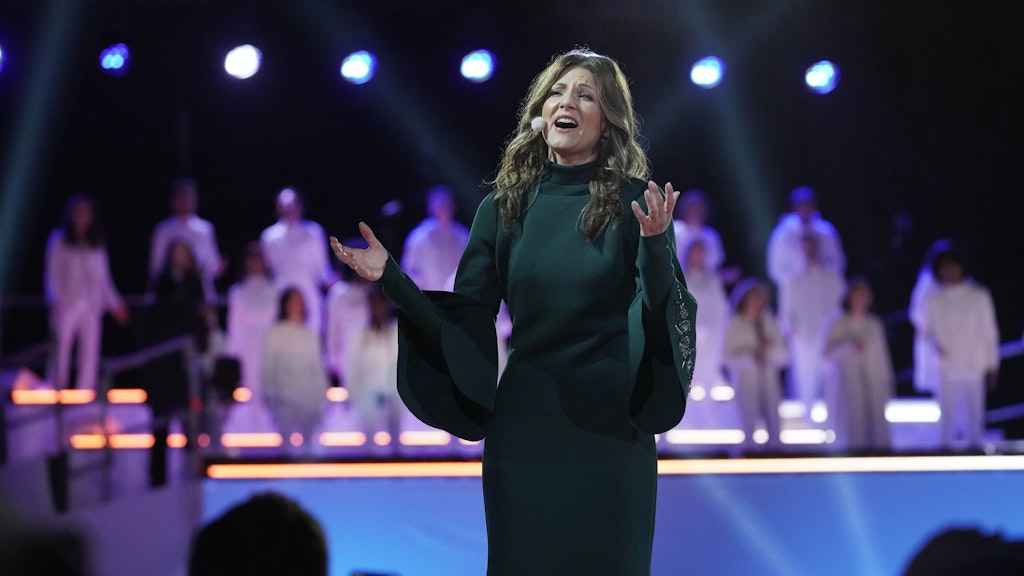 Ella Endlich bei „Die Passion“ als Maria. 