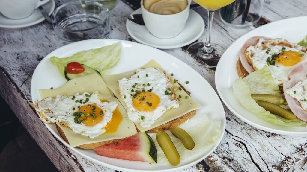 Mit Käse überbacken wird der Stramme Max besonders lecker.